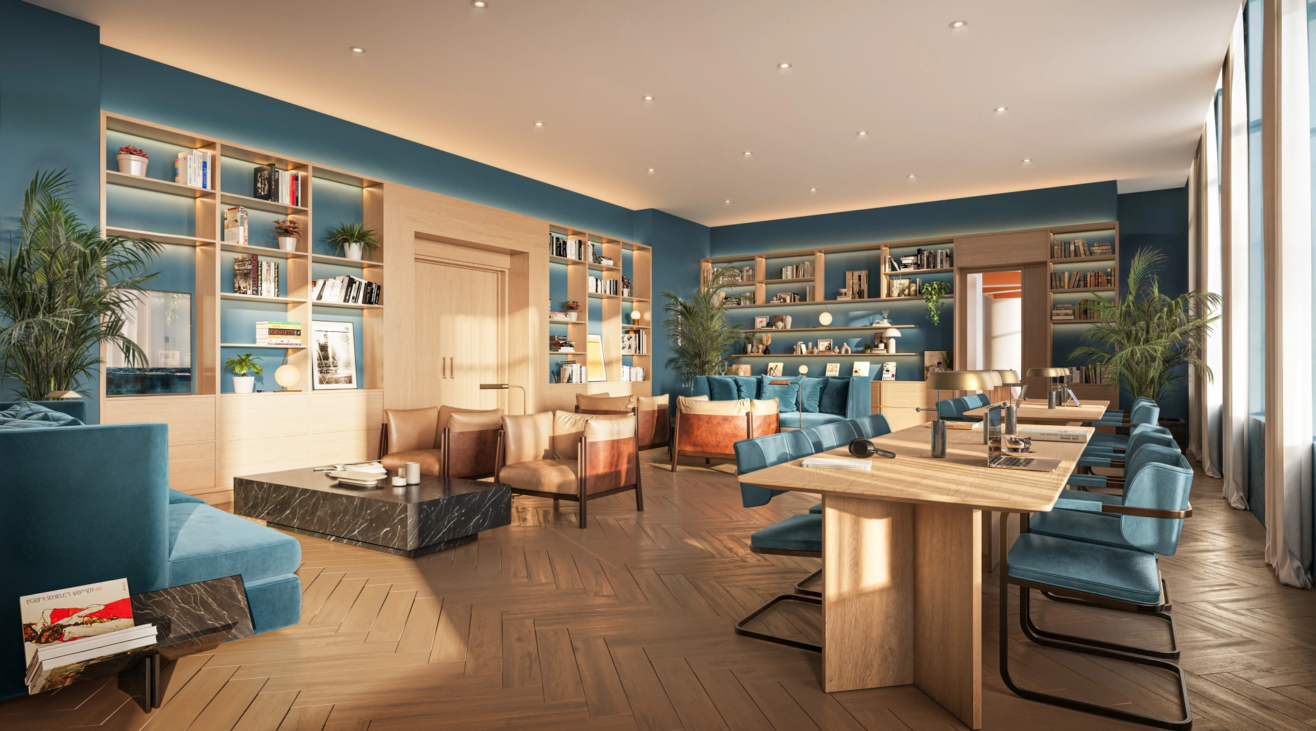 Library & Co-Working Lounge